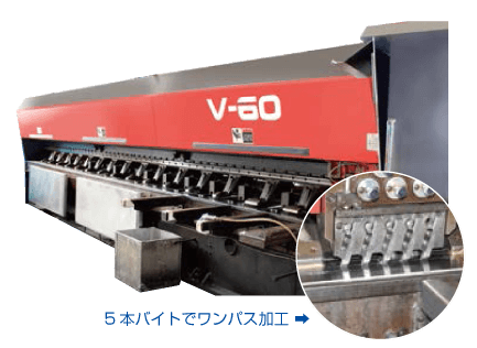 アマダ Vカット加工機 V6012